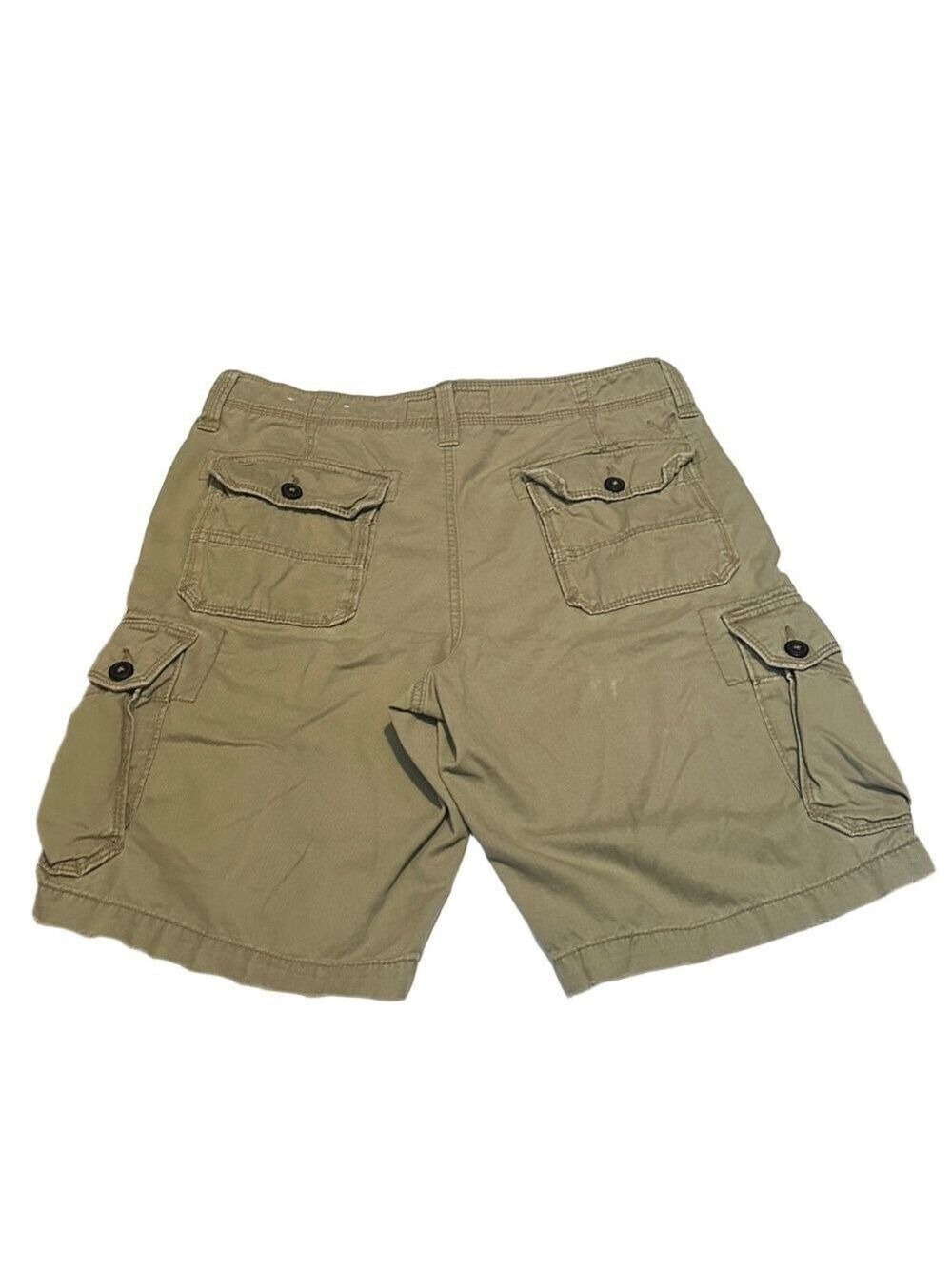 American Eagle Outfitters Khaki Cargo Shorts 32 Waist - Picture 5 of 5